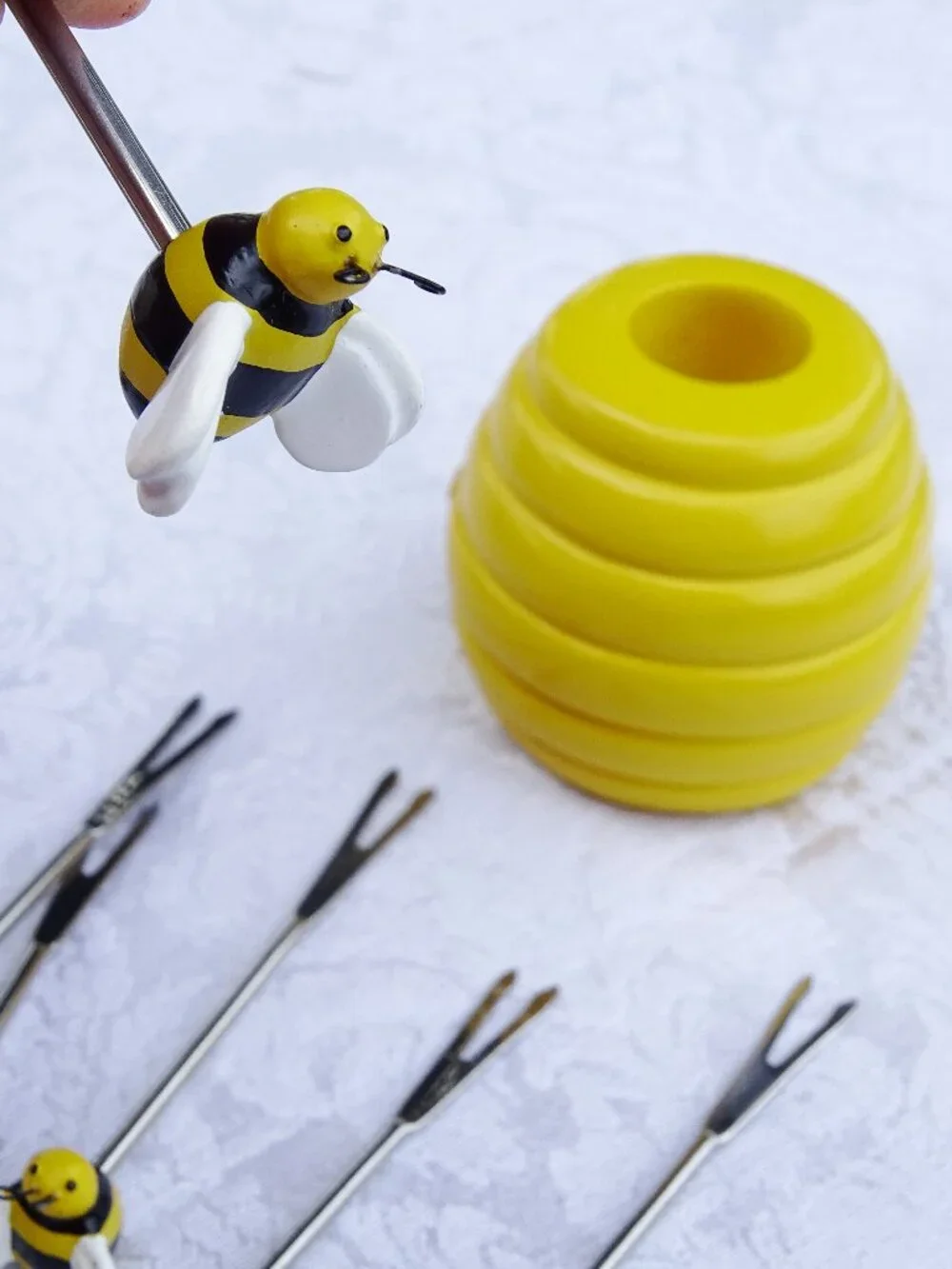 Bumble Bee Party Fork Set